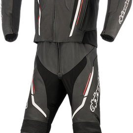 Motegi v2 2-Piece Leather Suit - Black/White/Red - US 40 / EU 50