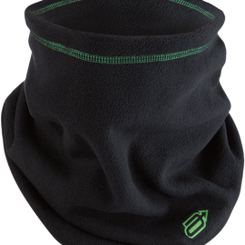 Fleece Neck Warmer - Black/Green