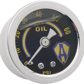 Oil Pressure Gauge Kit - Chrome