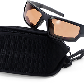 Tread Sunglasses - Matte Black - Amber