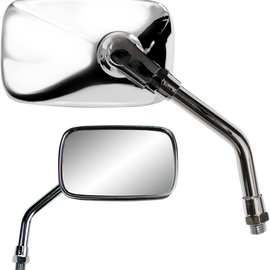 Mini Rectangular Mirror - Chrome