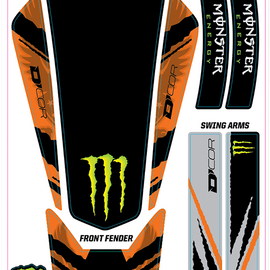 Universal Trim Kit - Monster Orange