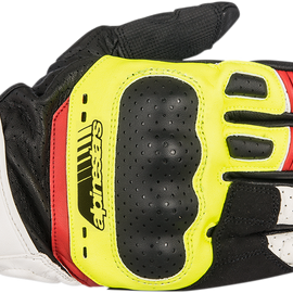 SP-5 Gloves - Black/Yellow/White/Red - XL