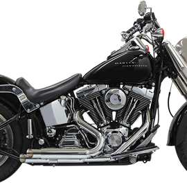 Escape Bassani Xhaust Pro Street Slash Cut Cromo 86-17 Softail