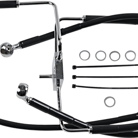 Brake Line - +6" - Black - XL