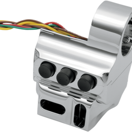 Chrome Right-Side Five-Button Brake Switch Housing