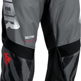 Sector Tear Pants - Gray/Black - 38