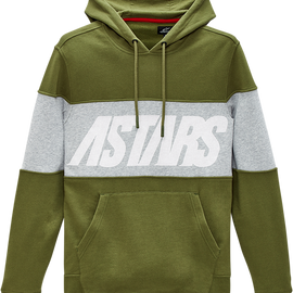Border Hoodie - Olive - 2XL