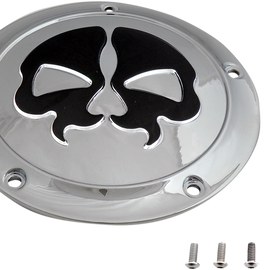 Split Skull Derby Cover - Chrome841