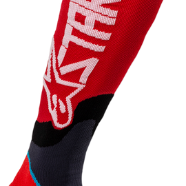 MX Plus 2 Youth Socks - Red/White - Medium/Large