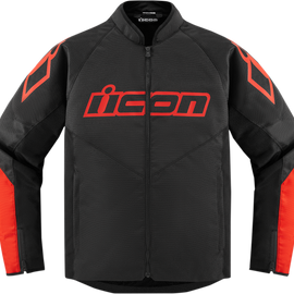 Hooligan™ CE Jacket - Black/Orange - XL