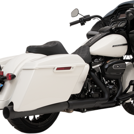 4" Slip-On Mufflers for FL - Black/Black