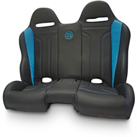 Performance Bench Seat - Double T - Black/Titanium Blue