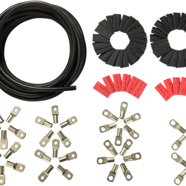 Custom Battery Cable Kit  - Harley Davidson - Black