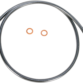 Black Pearl Brake Line - Front - 40"