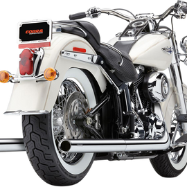 Escapes True Dual Punta Cromo Cobra 07-11 Softail