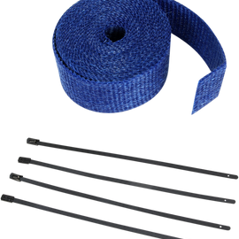 Exhaust Wrap - Blue - 2x25