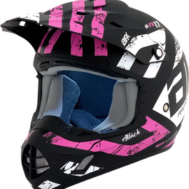 FX-17 Helmet - Attack - Matte Black/Fuchsia - 2XL