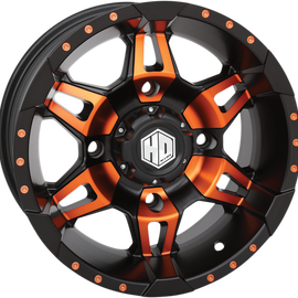 HD7 Wheel - Front/Rear - Orange - 14x7 - 4/156 - 4+3