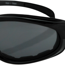 Arizona Sunglasses - Shiny Black - Smoke