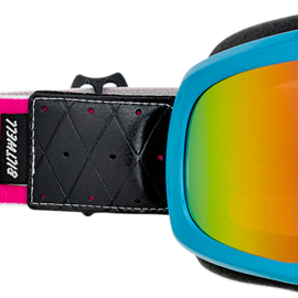 Overland 2.0 Goggles - Tri-Stripe - Cyan/Jet Boat