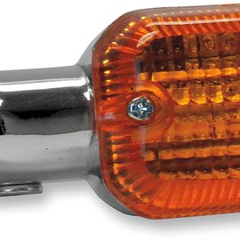 Marker Light - Single Filament - Chrome/Amber