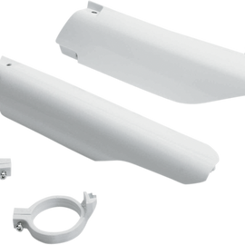 Fork Cover - White - SUZ - '04-'05