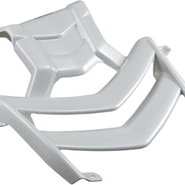 Hood - White Carbon - Louvered