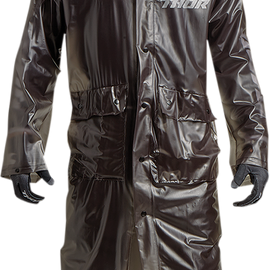 Trench Rain Jacket - Black - One Size Fits Most