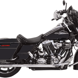 Mofles 36" Bassani Xhaust Fishtail Cromo con Baffle 95-16 Touring