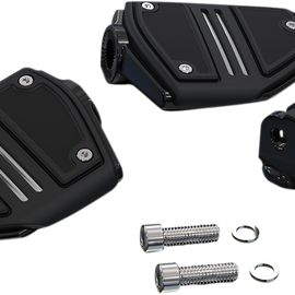 Twin Rail Footpeg - Black - Softail