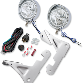 3 1/2" Driving Light Kit 99-20 FLHT - Chrome