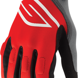 Circuit Gloves - Red/Charcoal - Medium