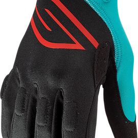 Circuit Gloves - Black/Aqua - XL