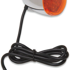 Turn Signal - LED - Chrome/Red