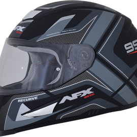 FX-99 Helmet - Recurve - Matte Black/Gray - Large