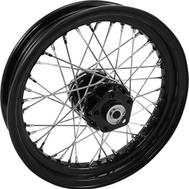 Front/Rear Wheel - Dual Disc/No ABS - Black - 16"x3.00"