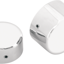 Axle Caps - Chrome - Rear - 08-17 FXST/FXD