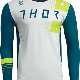 Prime Strike Jersey - Teal/Acid - XL