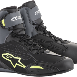 Faster-3 Drystar® Shoes - Black/Gray/Yellow - US 14