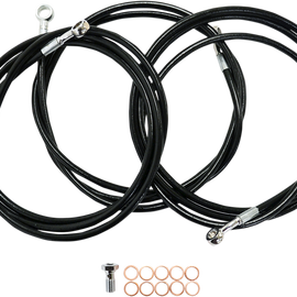 Brake Lines - Black - 12-14 14+ FL ABS