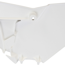 Front Number Plate - White - KTM