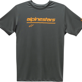 Tech Line Up Performance T-Shirt - Charcoal - XL