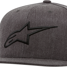 Ageless Hat - Flat Bill - Charcoal/Black - Small/Medium