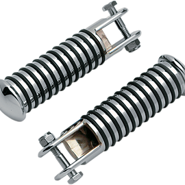 Footpegs - Round - Ribbed