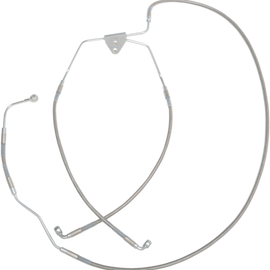 Front Brake Line FLHT 09-13 ABS Stainless Steel