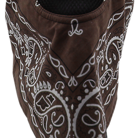 Face Mask - Facefit - Brown Paisley