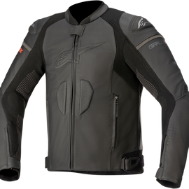 GP Plus R v3 Rideknit® Leather Jacket
 - Black/Black - US 54 / EU 64