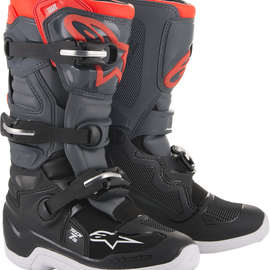 Tech 7S Boots - Black/Gray - US 6