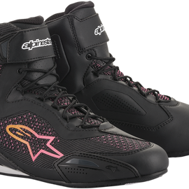 Stella Faster-3 Rideknit Shoes - Black/Yellow/Pink - US 9.5
